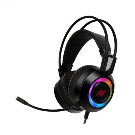 Casque micro Gaming Abkoncore CH60 Real 7.1 USB BLACK