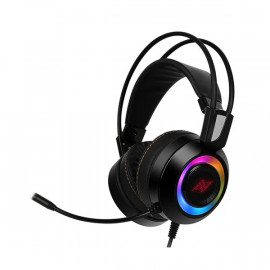 Casque micro Gaming Abkoncore CH60 Real 7.1 USB BLACK