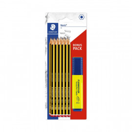 PACK DE 12 CRAYONS STAEDTLER NORIS JUMBO 120 BK12P1 à bas prix