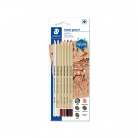 PACK DE 6 CRAYONS STAEDTLER MARS LUMOGRAPG PASTEL 100P SBK6 à bas prix
