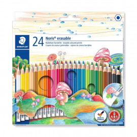 PACK DE 24 CRAYONS EFFACABLES STAEDTLER NORIS CLUB 144_50NC24 à bas prix