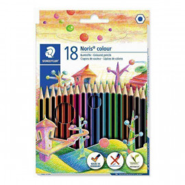 PACK DE 18 CRAYONS STAEDTLER NORIS COLOR 185 C18 à bas prix