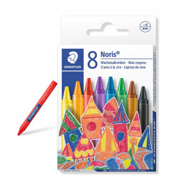 PACK DE 8 CRAYONS DE CIRE STAEDTLER NORIS CLUB 220 NC8 à bas prix