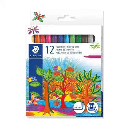 PACK DE 12 FEUTRES COLORIAGE STAEDTLER NORIS 325 C12