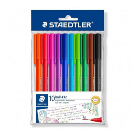 PACK DE 10 STYLOS À BILLE COULEUR STAEDTLER STICK 43235MPB10 TUNISIE PACK DE 10 STYLOS À BILLE COULEUR STAEDTLER STICK 43235MPB10 TUNISIE