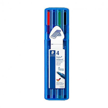 vente PACK DE 4 STYLOS À BILLE STAEDTLER TRIPLUS 437 MSB4