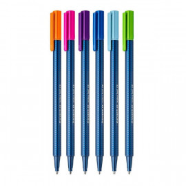 prix PACK DE 6 STYLOS À BILLE STAEDTLER TRIPLUS 437 XBSB6