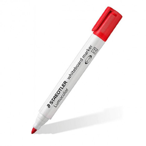 MARQUEUR NON PERMANENT POUR TABLEAU BLANC STAEDTLER LUMOCOLOR 351 ROUGE