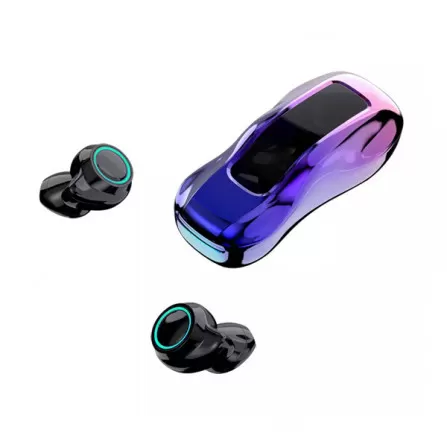 EARBUDS WIRELESS TWS T911 VIOLET PAS CHER