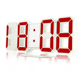 vente Horloge Numérique LED Moderne Avec Affichage Rouge