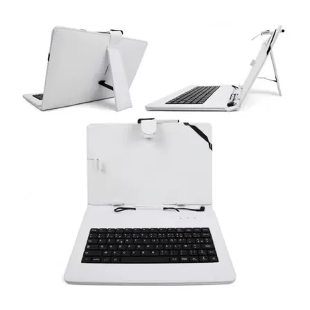 prix Etui Tablette simple 7'' + clavier Blanc