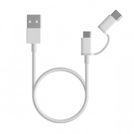 vente Mi 2 IN 1 USB Cable Micro USB to Type C 1M Tunisie