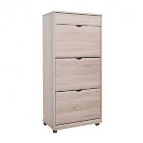 PORTE CHAUSSURES A 3P + 1T EN PVC CHENE BRUT a bas prix PORTE CHAUSSURES A 3P + 1T EN PVC CHENE BRUT a bas prix