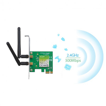 CARTE PCI EXPRESS WI-FI N 300MBPS TP-LINK TL-WN881ND a bas prix