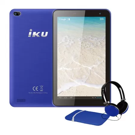 Tablette IKU T4 7" 3G + Casque & Pochette a bas prix