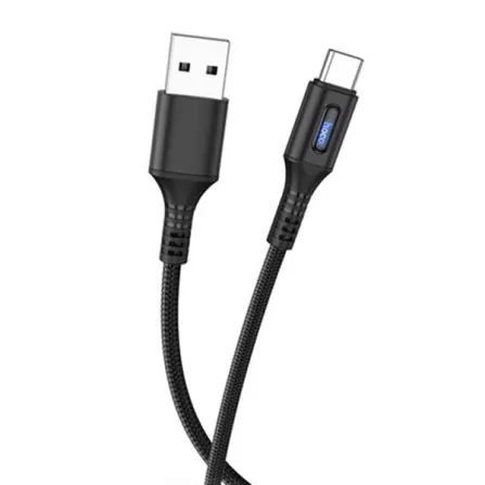 prix CÂBLE HOCO U79 ADMIRABLE SMART POWER OFF MICRO USB NOIR