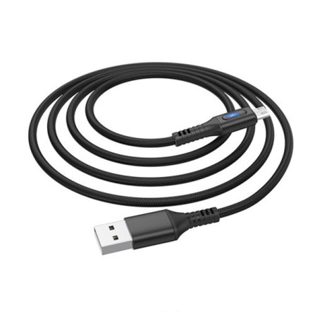 vente CÂBLE HOCO U79 ADMIRABLE SMART POWER OFF MICRO USB NOIR