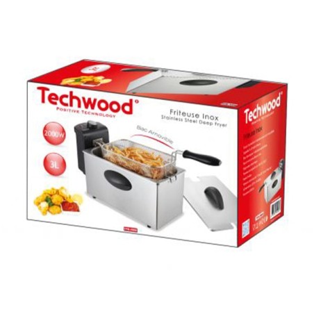 FRITEUSE TECHWOOD TFR-3000 3 LITRES 3000W INOX Tunisie