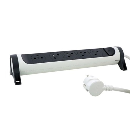 MULTIPRISES LEGRAND 5 PORTS 3M BLOC ROTATIF 5X 2 PÔLES + TERRE SURFACE LEGRAND - 2 - tunisie