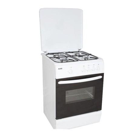 vente CUISINIÈRE À GAZ KLASS  BASIC 4 FEUX 50 X 60CM BlANC