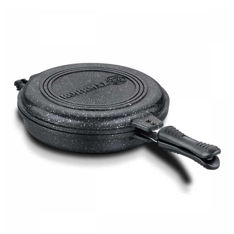 prix POÊLE GRILL RONDE KORKMAZ 28 CM A1427 NOIR