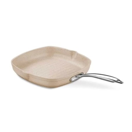 POÊLE GRILL KORKMAZ GRANITA 28X28CM A1268 BEIGE prix