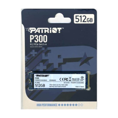 DISQUE DUR SSD PATRIOT P300 512GB M.2 2280 a bas prix