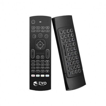 Télécommande EVO Control Air Fly Mouse & Clavier Sans Fil 2.4GHz Rétroéclairé