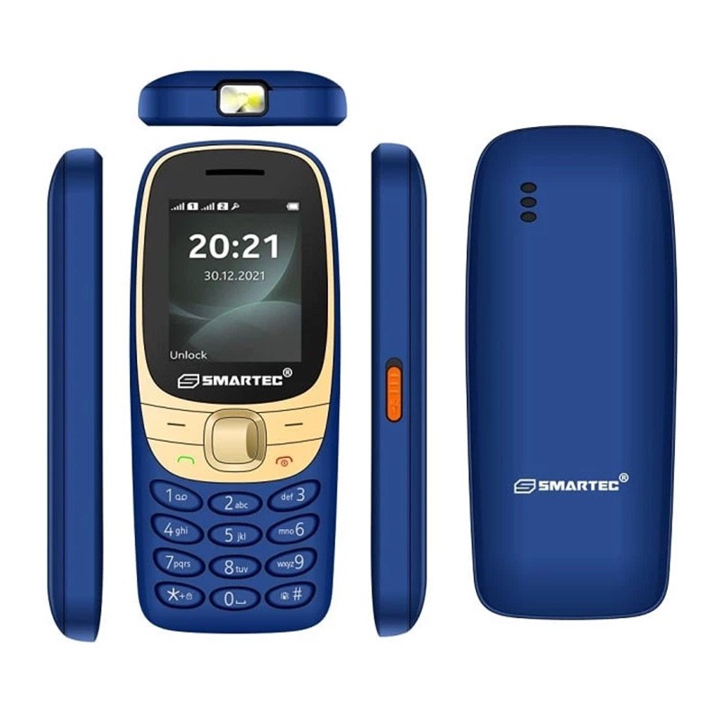 TELEPHONE PORTABLE SMARTEC R6 BLEU PETROLE