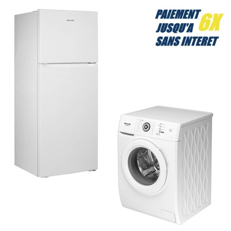 PACK ELECTROMENAGER BRANDT WHITE DE 2 PIECES BRANDT - 1 - tunisie PACK ELECTROMENAGER BRANDT WHITE DE 2 PIECES BRANDT - 1 - tunisie
