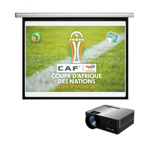 PACK VIDEO PROJECTEUR VOLTO SUN 600+ECRAN DE PROJECTION SBOX SBOX - 1 - tunisie