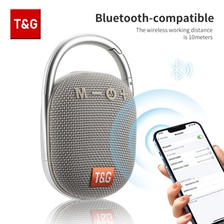 Speaker Bluetooth T&G Gris T&G - 2 - tunisie