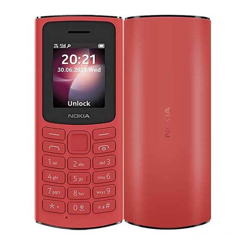 téléphone portable nokia 106 2023 rouge