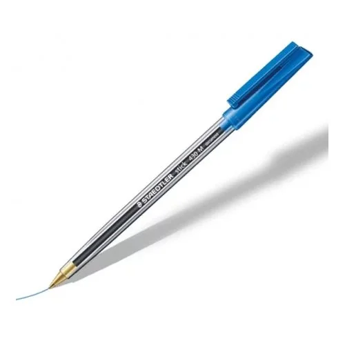 stylo a bille staedtler stick 430 m bleu en tunisie