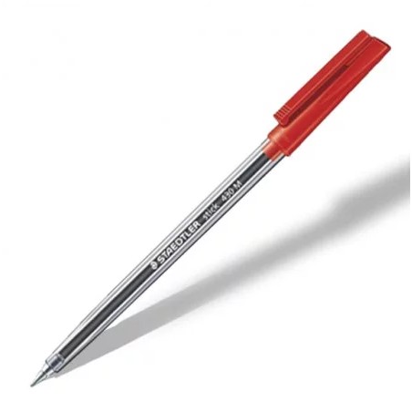 stylo a bille staedtler stick 430 m rouge en tunisie