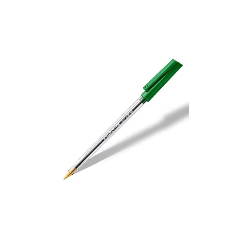 stylo a bille staedtler stick 430 m vert en tunisie