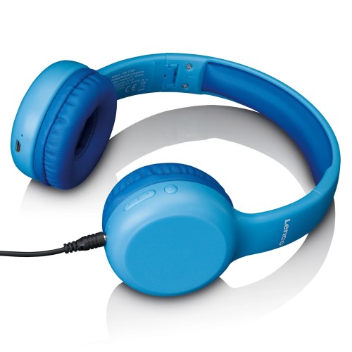 Casque Bluetooth Lenco Bleu