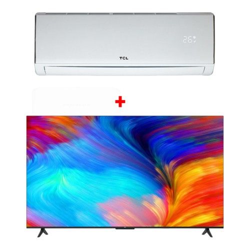 PACK TCL TV 43" SMART ANDROID P635 + CLIMATISEUR 9000 BTU FROID