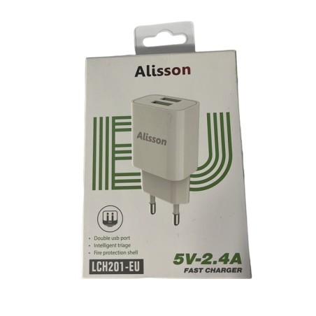 CHARGEUR DOUBLE SMARTPHONE ALLISON Micro USB electro tounes