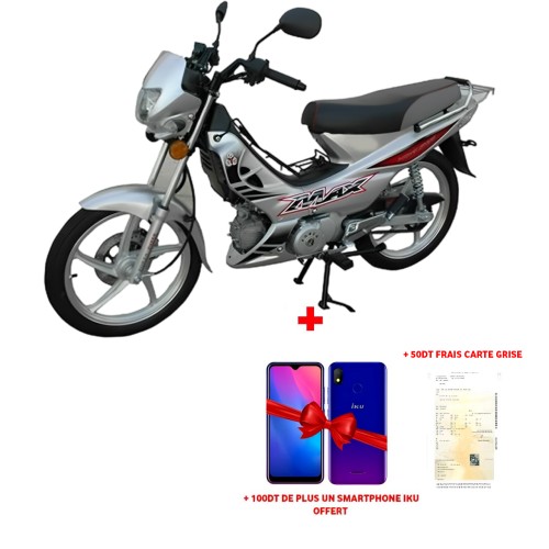 MOTOCYCLE FORZA FTM 107CC GRIS ELECTRO TOUNES