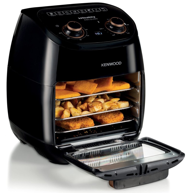 Four à Friteuse à air électrique Multifonction Kenwood 11L NOIR Four à Friteuse à air électrique Multifonction Kenwood 11L NOIR