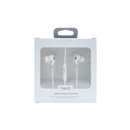 ÉCOUTEURS FILAIRE HAVIT E306P BLANC