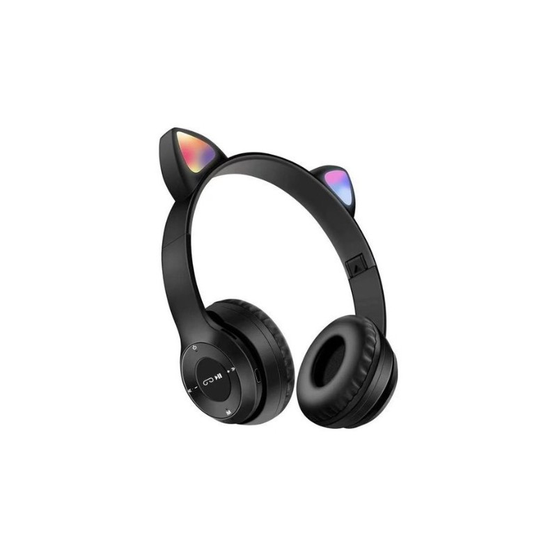 vente casque-mp3-bluetooth-oreillettes-de-chat-mz47-noir vente casque-mp3-bluetooth-oreillettes-de-chat-mz47-noir