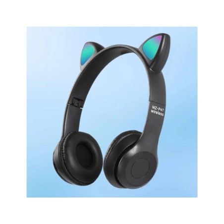 casque-mp3-bluetooth-oreillettes-de-chat-mz47-noir prix tunisie