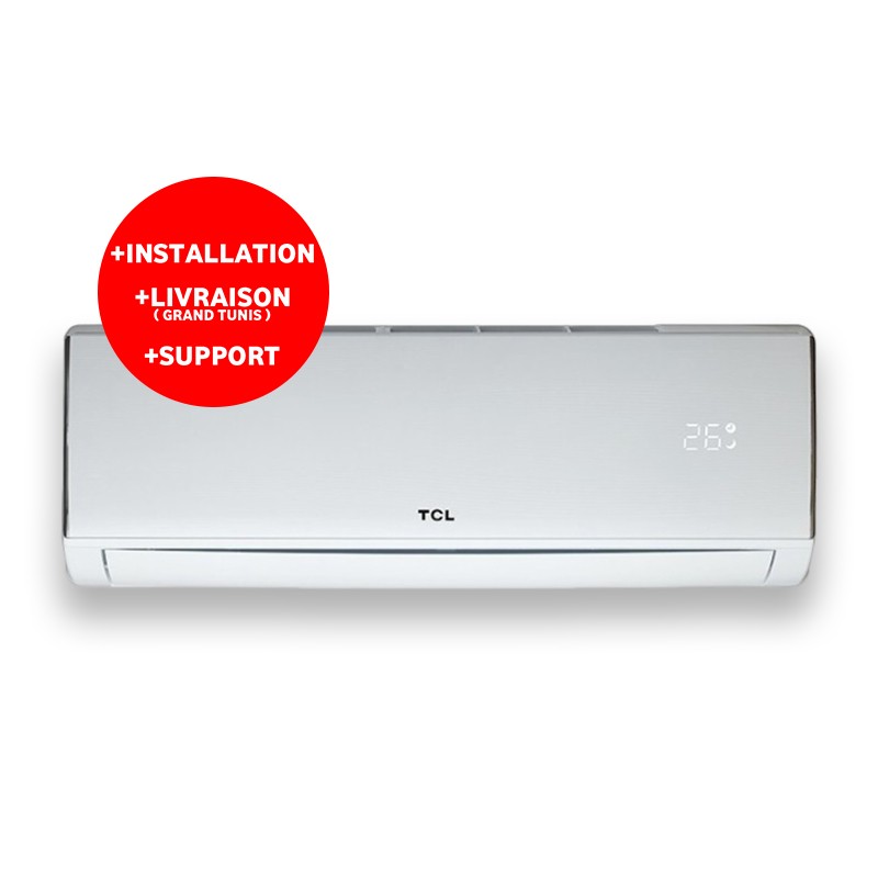 Climatiseur TCL 12000 BTU Inverter chaud & Froid Tunisie prix Climatiseur TCL 12000 BTU Inverter chaud & Froid Tunisie prix