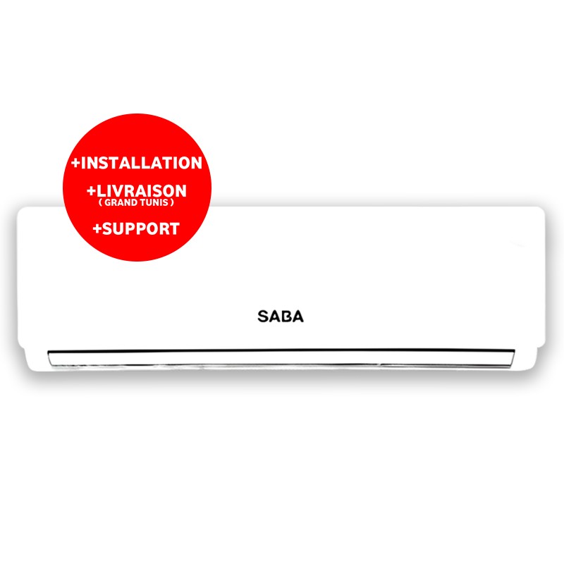 CLIMATISEUR SABA 24000 BTU CHAUD & FROID en Tunisie CLIMATISEUR SABA 24000 BTU CHAUD & FROID en Tunisie