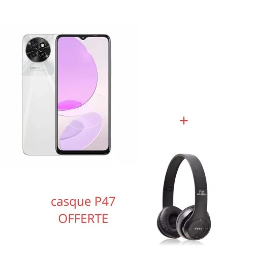 SMARTPHONE ITEL S23 8GO/128GO 4G BLANC