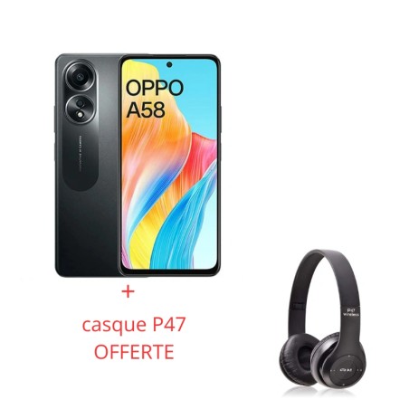 SMARTPHONE OPPO A58 8GO 128GO NOIR