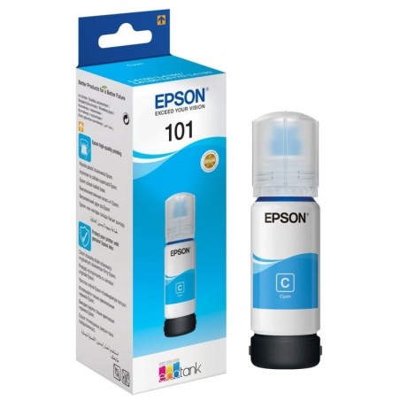 Bouteille D'encre Original EPSON 101 - Cyan