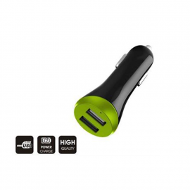 Chargeur Allume Cigare  Plug in avec 2 port USB